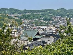 Kanazawa from the hills