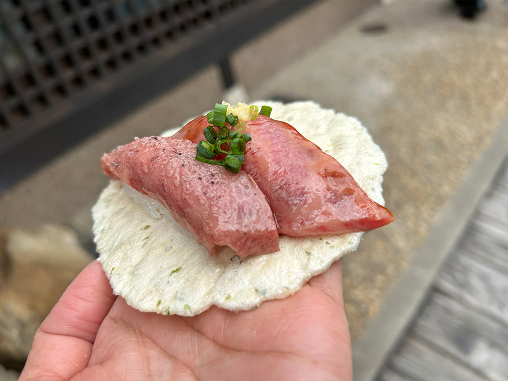 Hida Beef Sushi